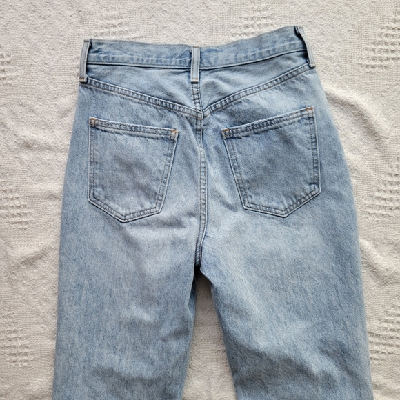 Denim Forum The Joni High Rise Loose 29L Super High-Waisted Distressed Jeans - Picture 6 of 10